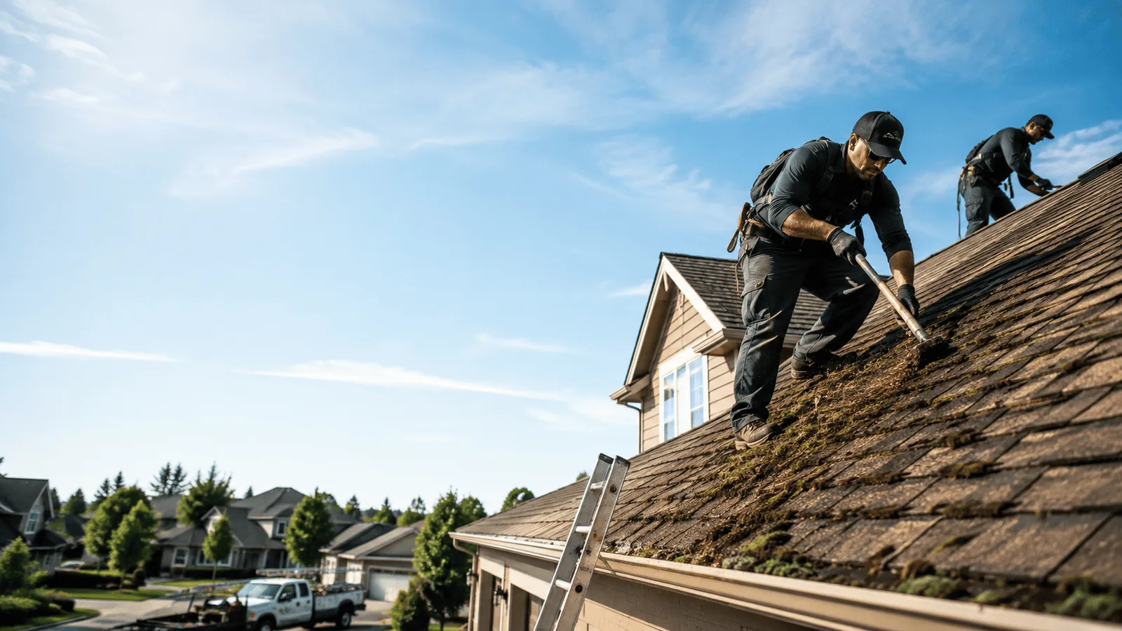 Roof Moss Removal in Jamestown, IN near me